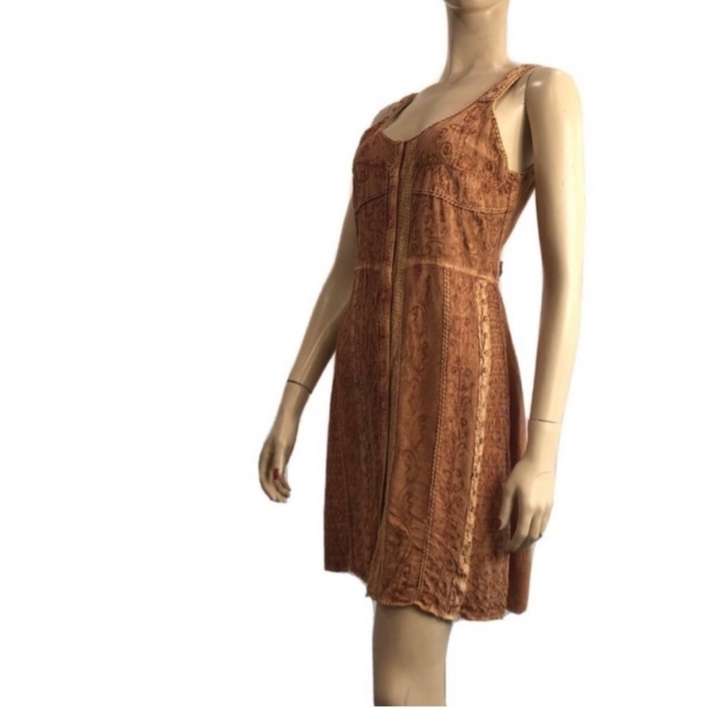 VINI short embroidery sleeveless dress size:S